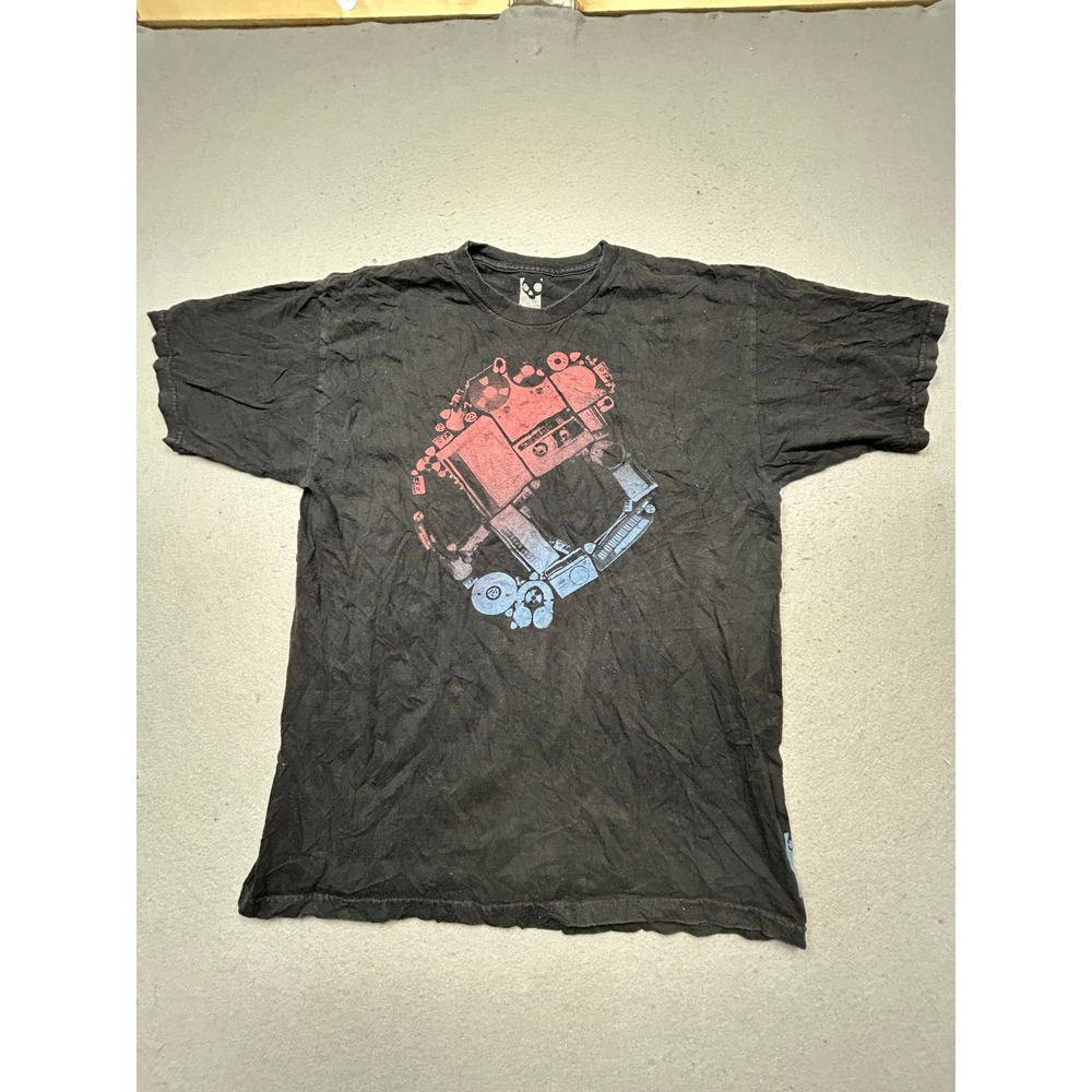 Skullcandy Graphic T Shirt 100% Cotton Black Large Mens